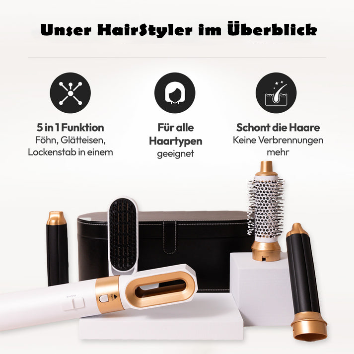 Nuglow - 5in1 Haarstyler inkl. eBook