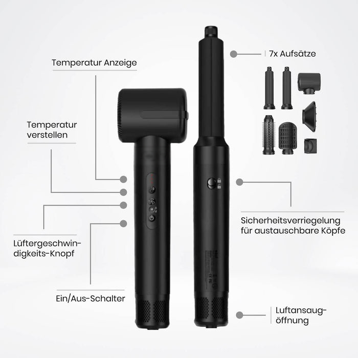 nuglow - 7in1 Haarstyler inkl. eBook